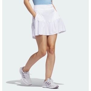adidas women White Ultimate365 Frill Skort Size Large
